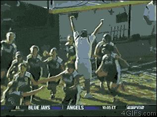 足球进球观众呐喊庆祝瞬间,足球逗比瞬间