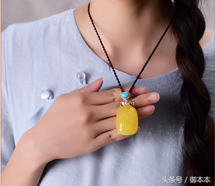 蜜蜡吊坠diy设计款,好看的蜜蜡吊坠