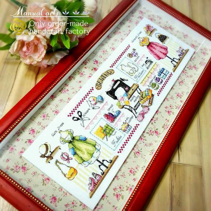 裱好十字绣框怎么拆下来,家里有几幅裱好旧十字绣怎么换框