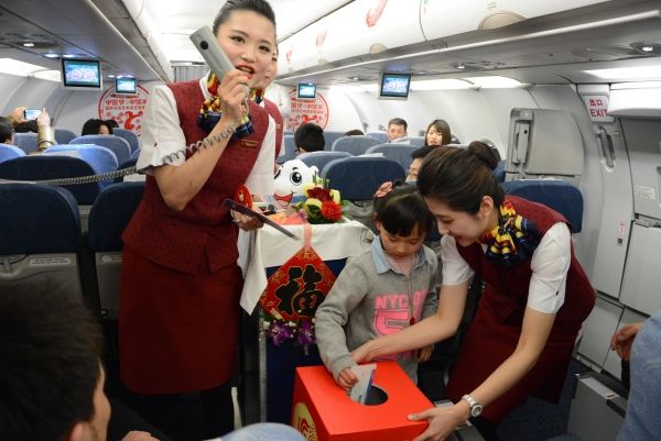 国航：万米高空与旅客过除夕看春晚直播