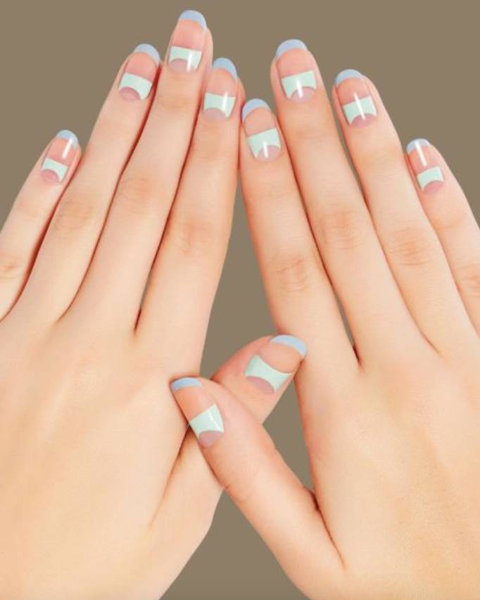 好看又好做的美甲diy教学,美甲小技巧学会在家就能做哦