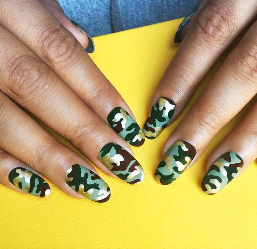 好看又好做的美甲diy教学,美甲小技巧学会在家就能做哦