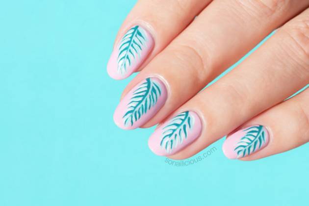 好看又好做的美甲diy教学,美甲小技巧学会在家就能做哦