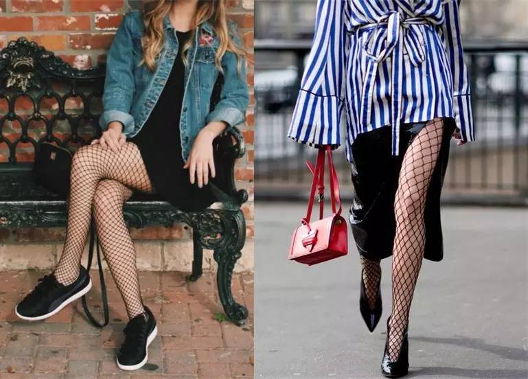 如何正确的穿大洞渔网袜,如何穿渔网裤