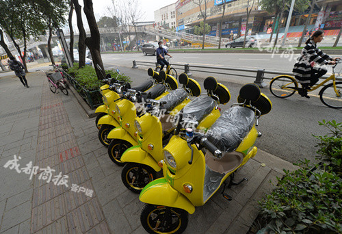 共享电马儿重返蓉城，年内要投放10000辆，你骑不骑？