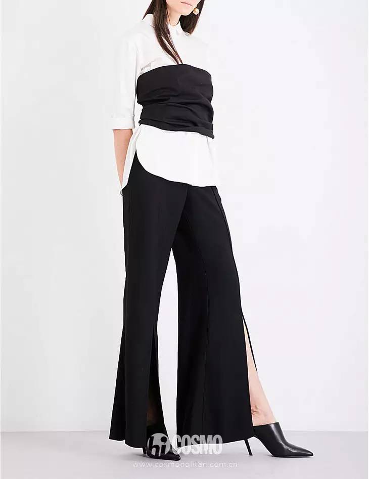 下周穿什么｜白西装+开叉裤=显瘦2kg？宋茜表示肯定