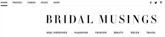 2017年超优秀的100个国外婚礼博客，赶紧收藏！错过无