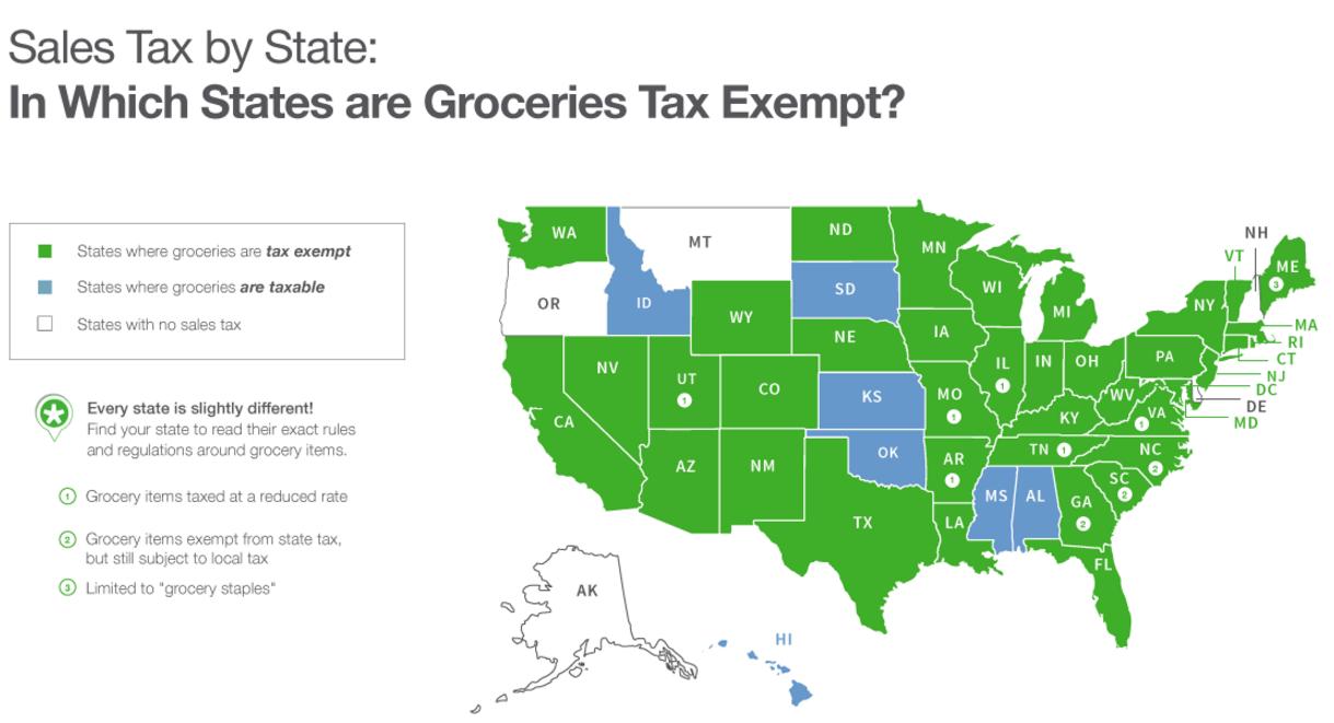 美国哪个免税州比较发达,美国免购物税有哪些州
