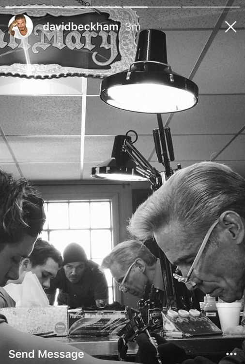 贝克汉姆男纹身,贝克汉姆身上的纹身