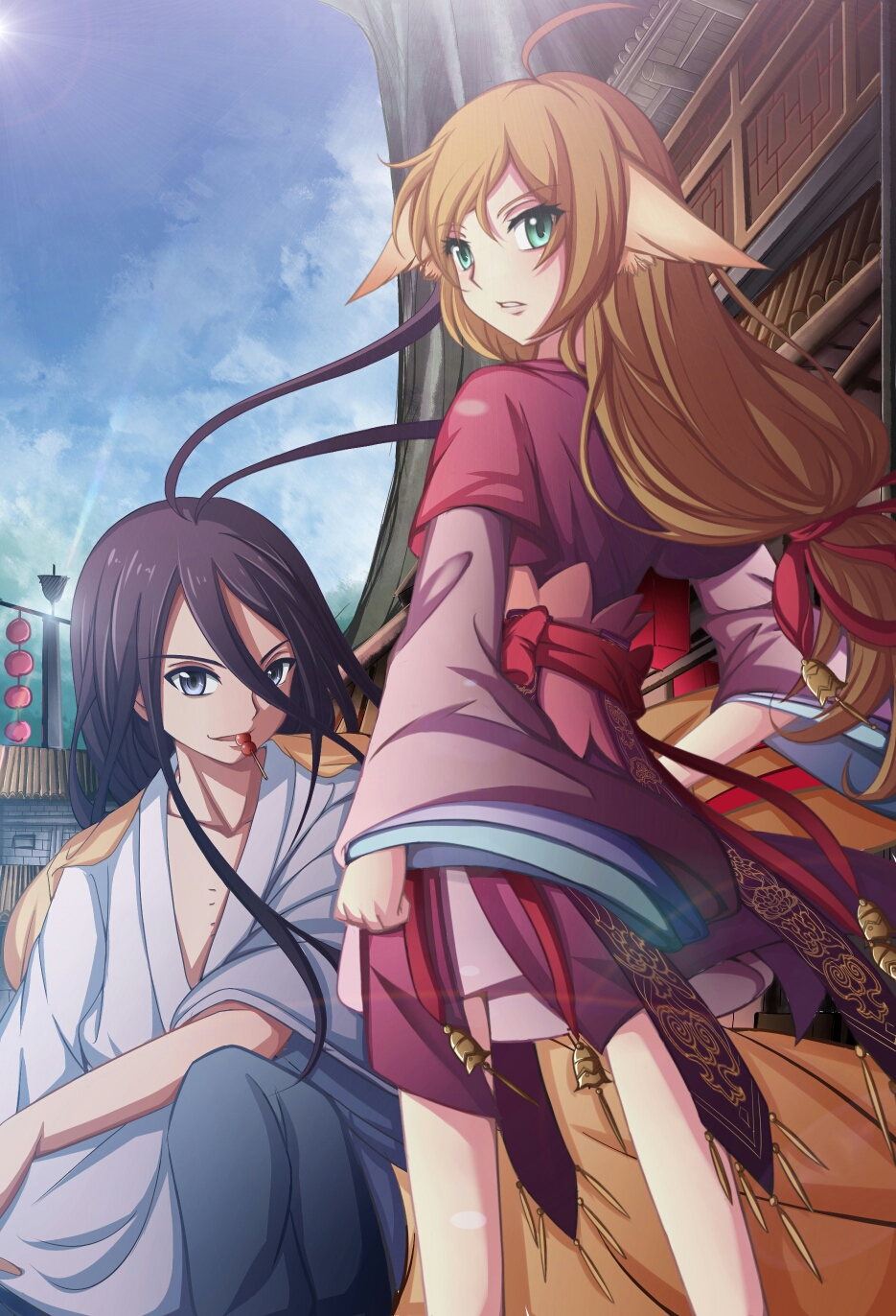 成天看动漫又哭又笑,有关小狐妖的日漫