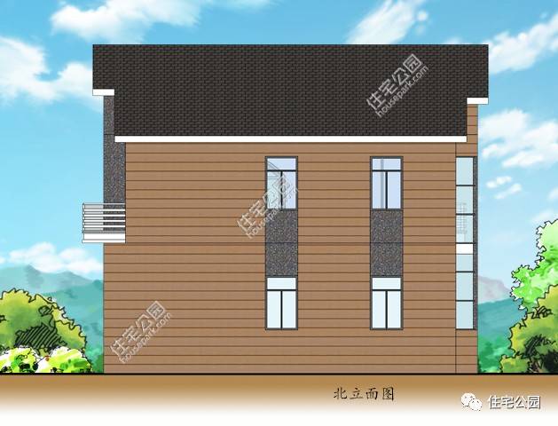 农村最省钱的两层小别墅中式,农村实用自建房2层半小别墅