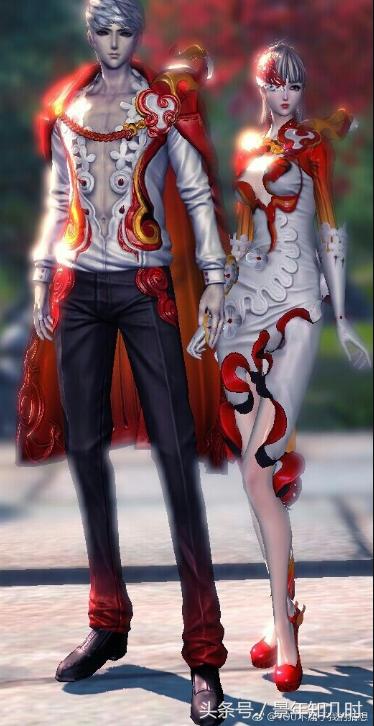 剑灵时装情侣,剑灵服装和谐