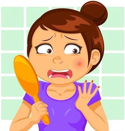 鼻子上长了个冒白头的痘痘,鼻子长了一个大红痘