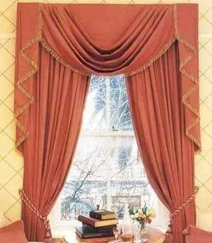 窗帘帘头图案,窗帘帘头款式大气房间