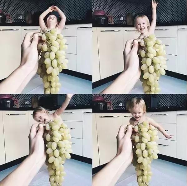 朋友圈晒女儿的亲子照 (晒女儿一家三口亲子照)