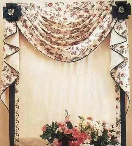 窗帘帘头图案,窗帘帘头款式大气房间