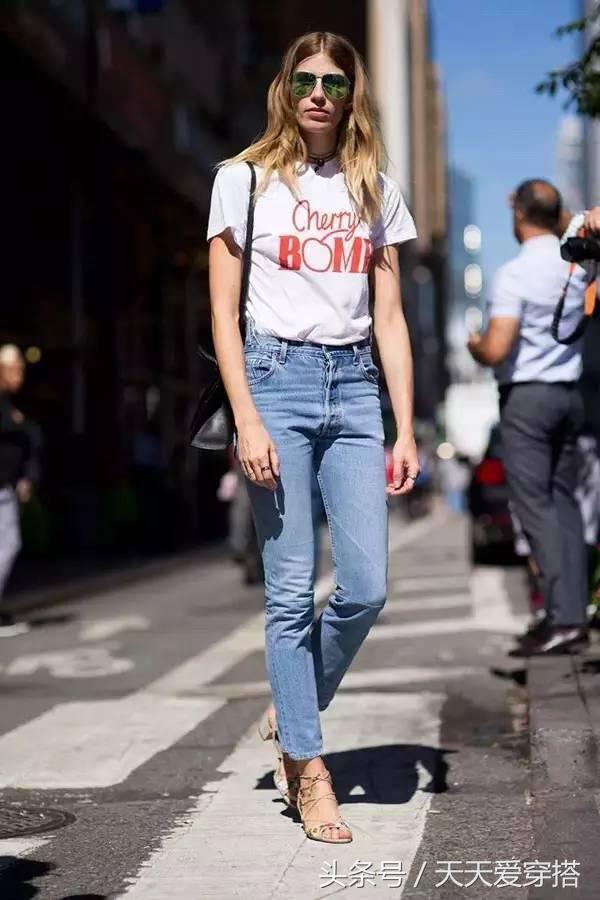 长袖slogantee,怎么穿slogant恤最时髦