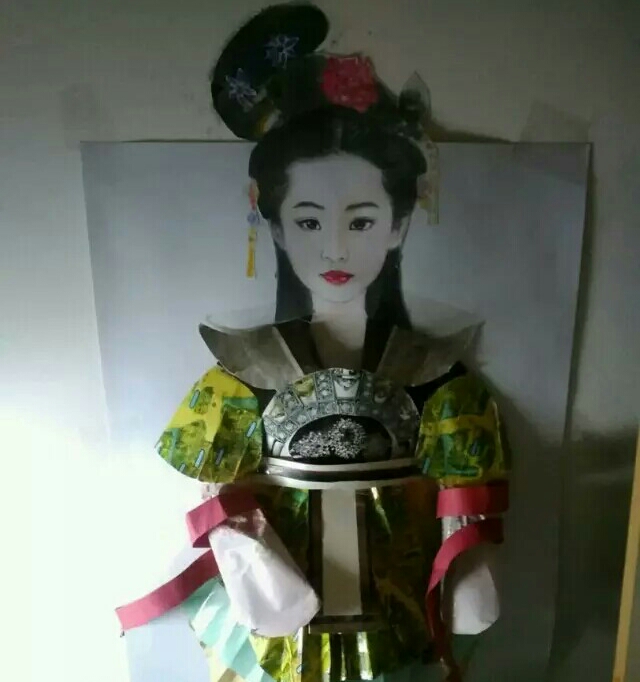 温大瓯江学院阳光理工男爱画宫女，作品走红朋友圈