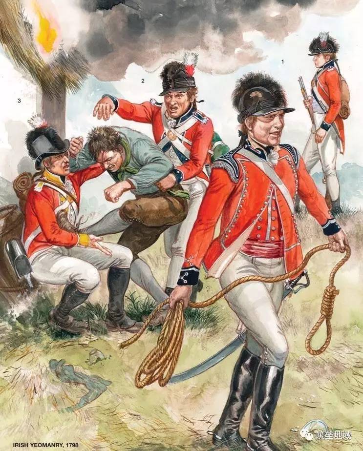 1916年的复活节起义,爱尔兰1798年起义