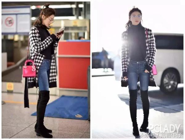 开春针织开衫外套搭配什么内搭,新款时尚牛仔外套风衣