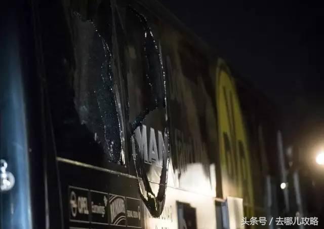 多特大巴爆炸袭击案,多特蒙德爆燃场面