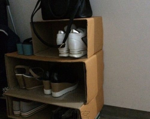 废纸箱做户外儿童玩具,废纸箱做可爱的宝宝