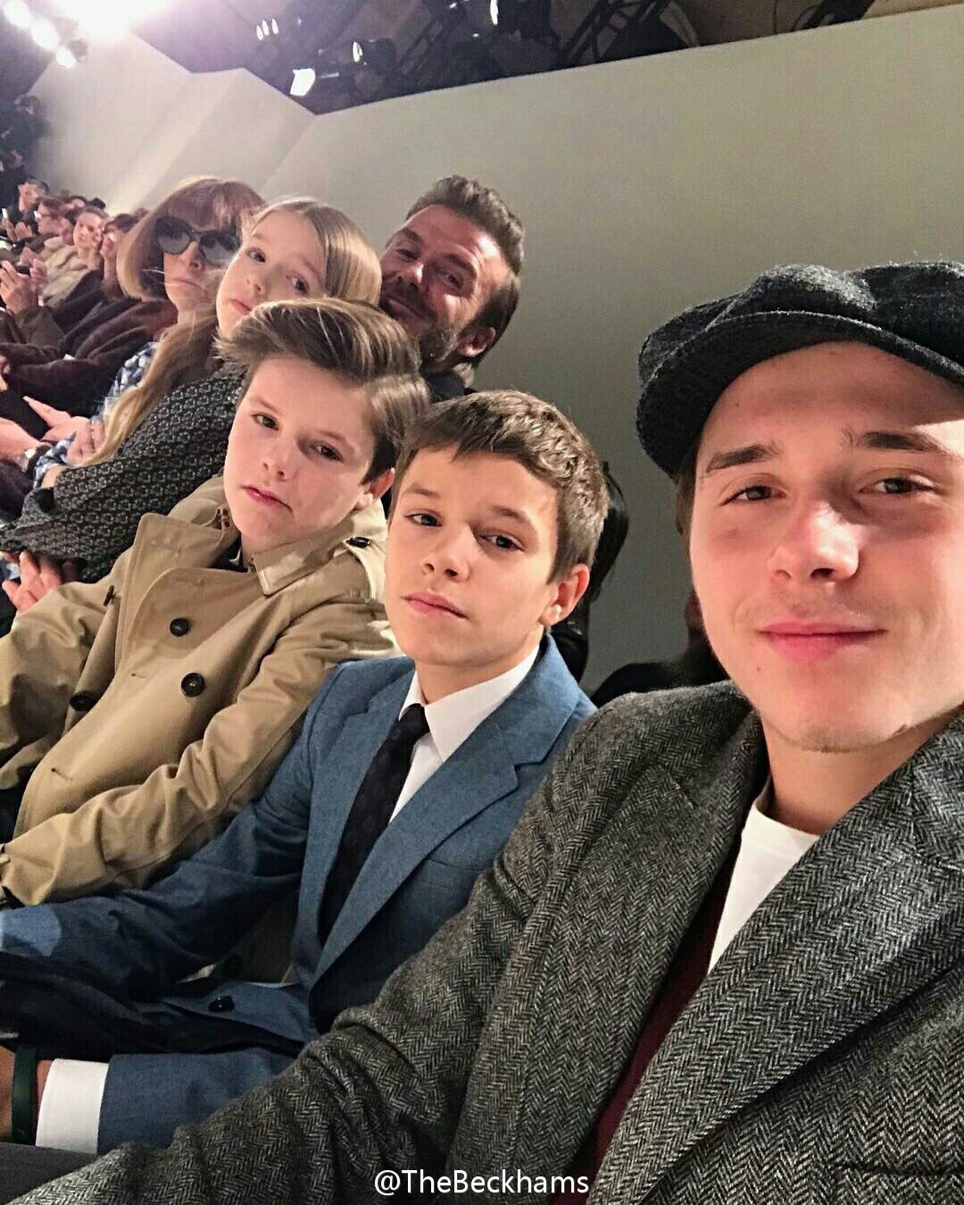 贝克汉姆哪个儿子帅,贝克汉姆三个儿子谁最宠小七