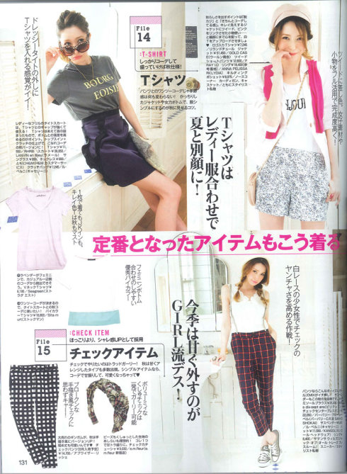 日本时尚界的女性,日本时尚分类