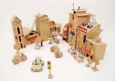 废纸箱做户外儿童玩具,废纸箱做可爱的宝宝