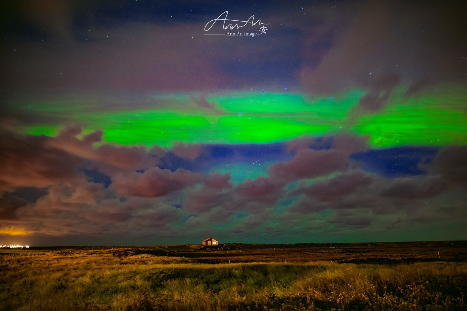 冰岛北极光美景,冰岛北极光惊艳时刻