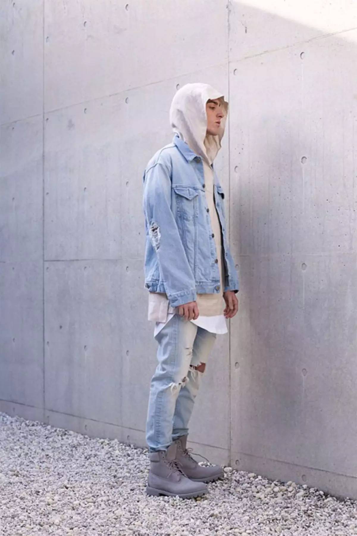 即便大家都穿牛仔，但是拥有丹宁帽和丹宁鞋的人依然是少数