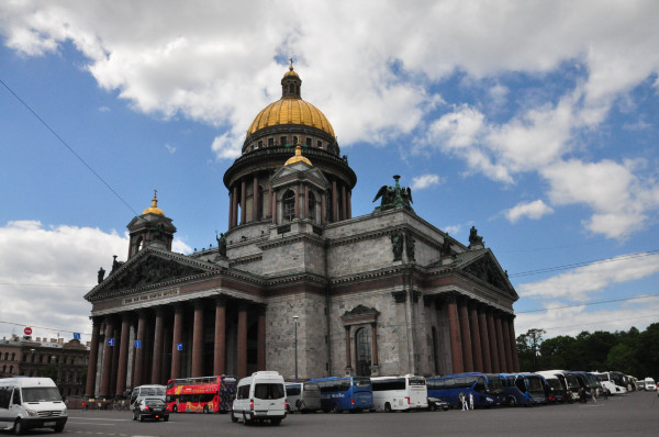 伊萨基辅大教堂拼图步骤图解视频,中俄莫斯科