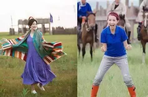 在草原骑马狂奔,在大草原策马驰骋