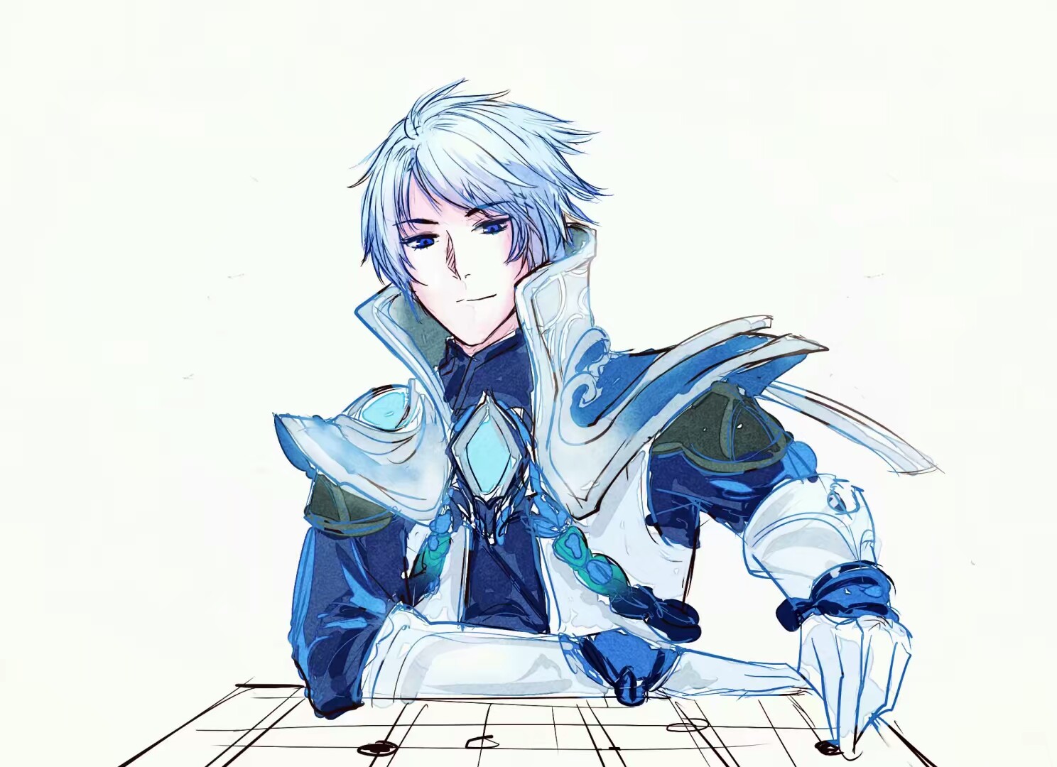 王者荣耀头像野王无水印,王者荣耀红蓝buff卡通头像