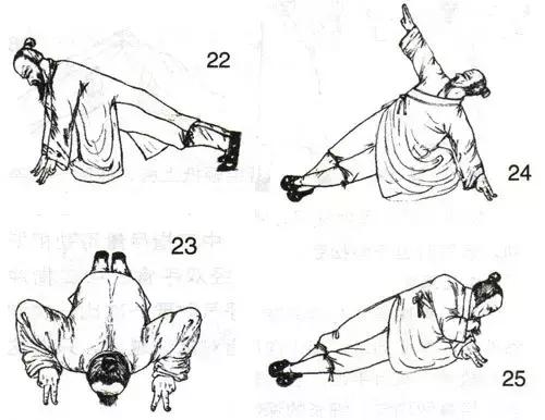 武当五行七步功,武当二龙指功图解