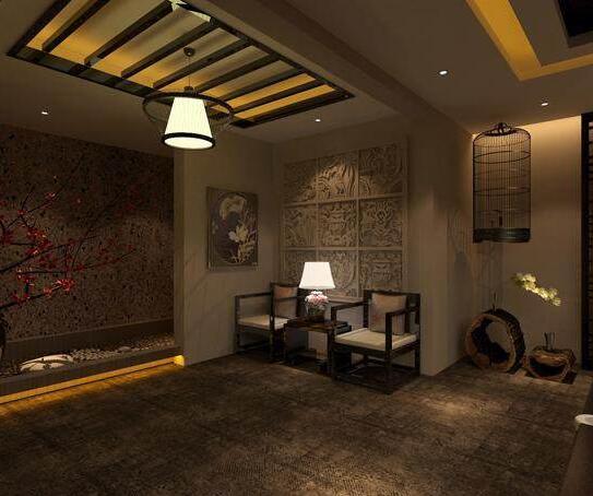 上海正荣国领别墅,正荣国领大平层青涩风格装修