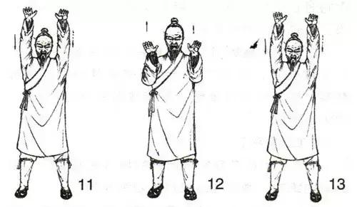 武当五行七步功,武当二龙指功图解