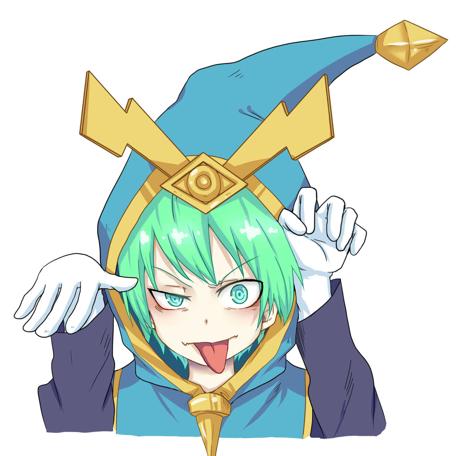 王者荣耀头像野王无水印,王者荣耀红蓝buff卡通头像