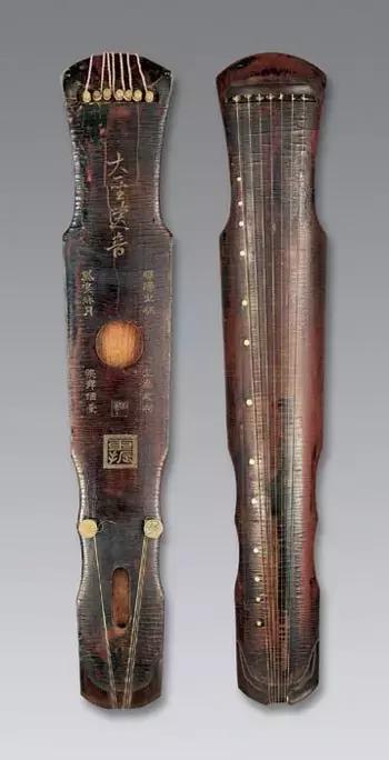 中国历代古琴图片大全,中国古琴图谱