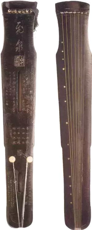 中国历代古琴图片大全,中国古琴图谱