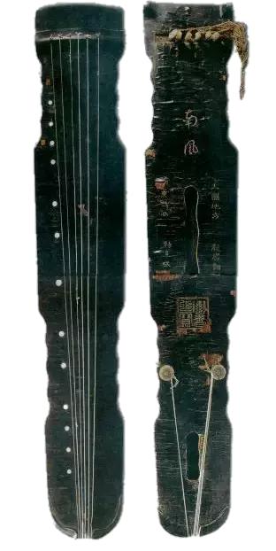 中国历代古琴图片大全,中国古琴图谱