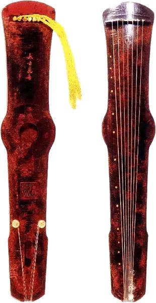 中国历代古琴图片大全,中国古琴图谱