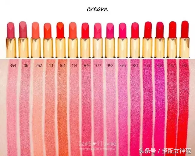 兰蔻全部口红试色,兰蔻lancome口红
