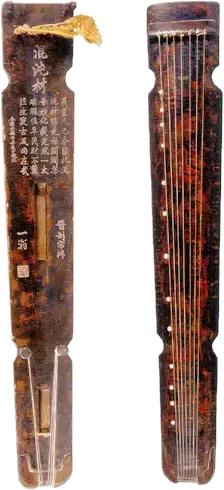 中国历代古琴图片大全,中国古琴图谱