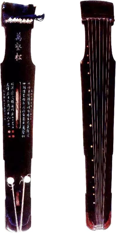 中国历代古琴图片大全,中国古琴图谱