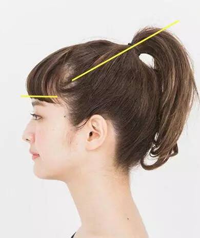 赵丽颖同款半扎马尾蝴蝶发型,45度侧面高马尾