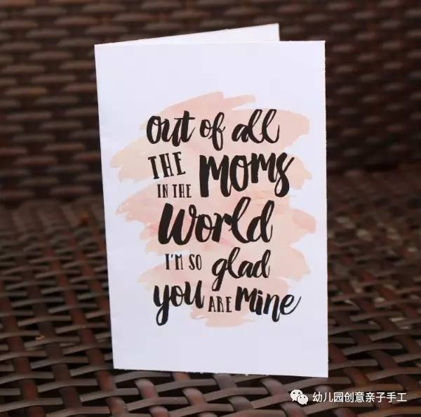 母亲节孩子给母亲的贺卡,母亲节到了给母亲做一张英语贺卡