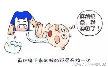 刚出生的婴儿换纸尿裤的正确方法,夜间换纸尿裤怎么不打扰孩子休息