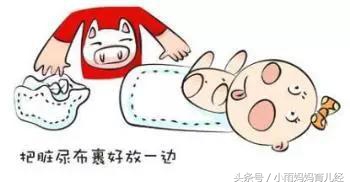 刚出生的婴儿换纸尿裤的正确方法,夜间换纸尿裤怎么不打扰孩子休息