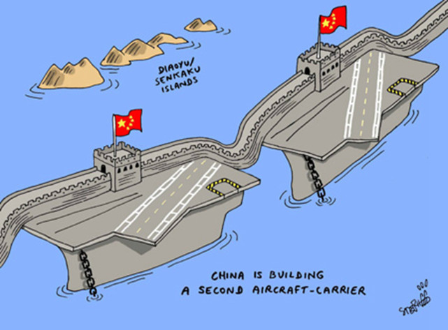 外媒称中国海军双航母为海上长城，弱小时期却只能眼馋外国航母